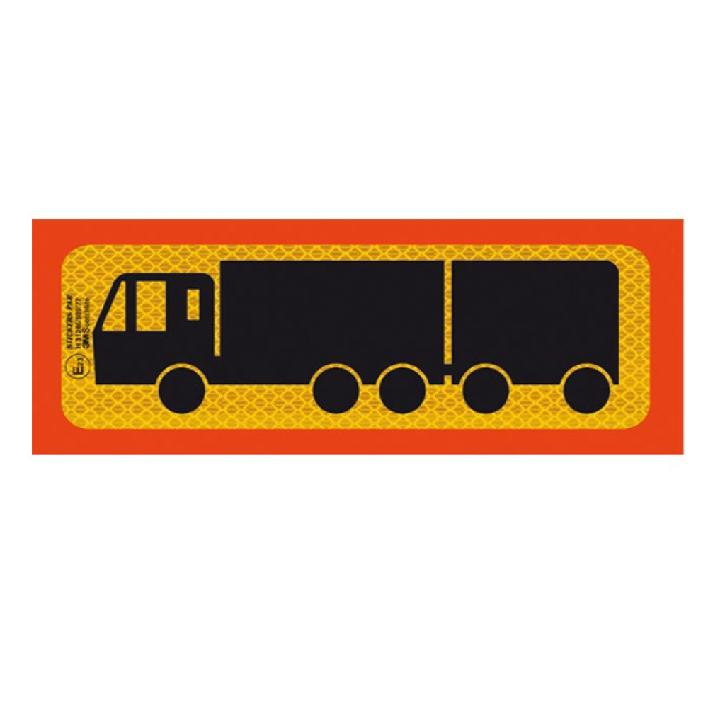 Αντανακλαστική Πινακίδα Αλουμινίου Φορτηγό Συρόμενο 50 x 20cm Π.3M.215 1 Τεμάχιο