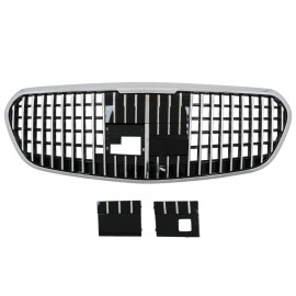 Front Grille Vertical Stripes suitable for Mercedes S-Class W223 (2020-Up)