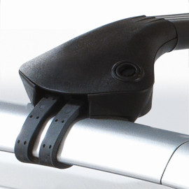 Chevrolet Spark 2009-2015 Μπάρες Οροφής Αλουμινίου Modula για οχήματα με παράλληλες μπάρες οροφής με κενό - σετ 2 τεμαχίων