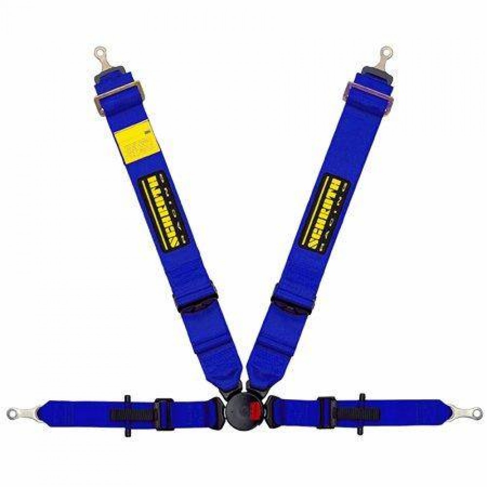 Schroth Ζώνες Ασφαλείας 4 Σημείων - Schroth belt Passenger´s side blue 3 inch shoulder belt and 2 inch lap belt